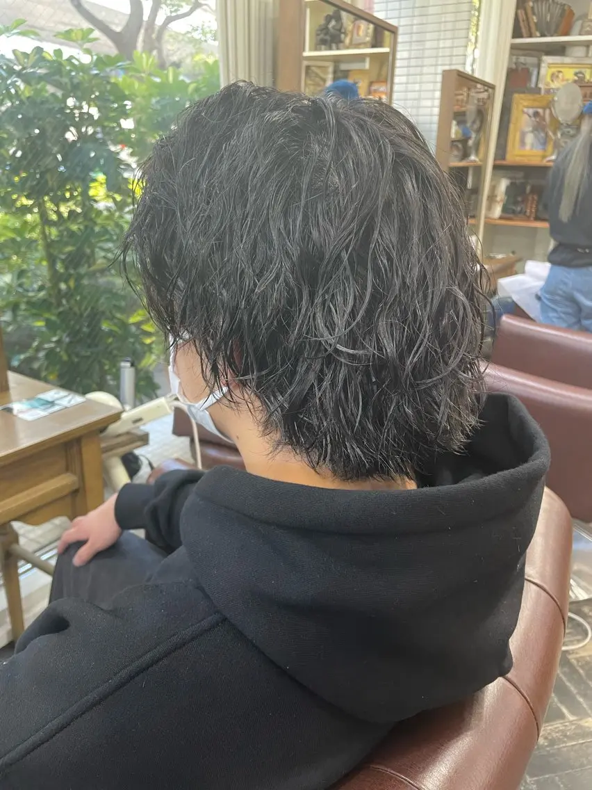 ショート メンズ メンズパーマ パーマ 横浜カットパーマ 特殊/ 平林侑馬のヘアスタイル