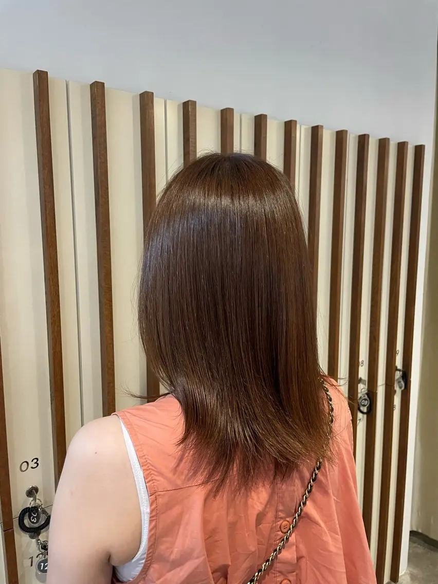 ミディアム 三宅 瑠偉のヘアスタイル