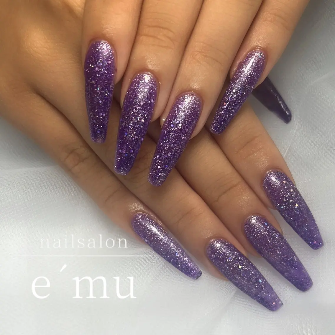 ネイル ラメ(グリッター) nailsalon e´muのネイルデザイン