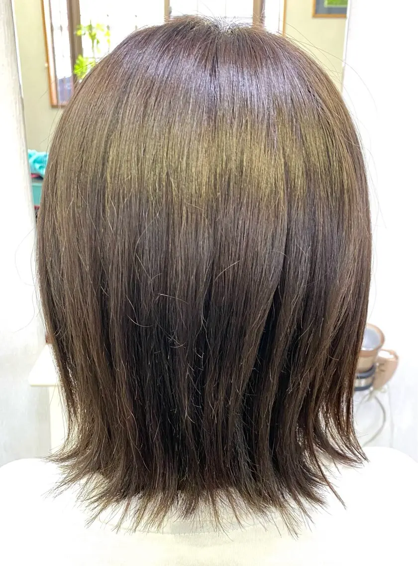 ミディアム 外ハネヘア A sのヘアスタイル