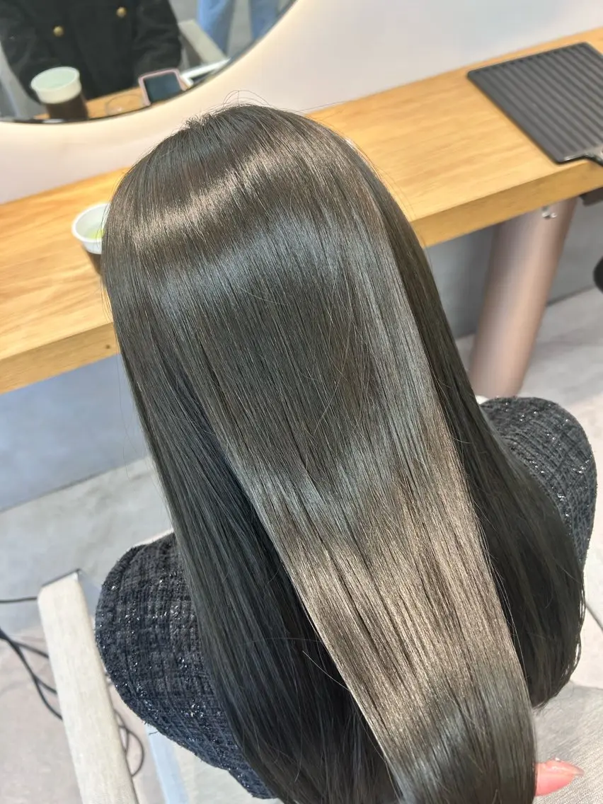 ロング カラー カット ヘアカラー トリートメント ルネ北千住店 Rinoのヘアスタイル