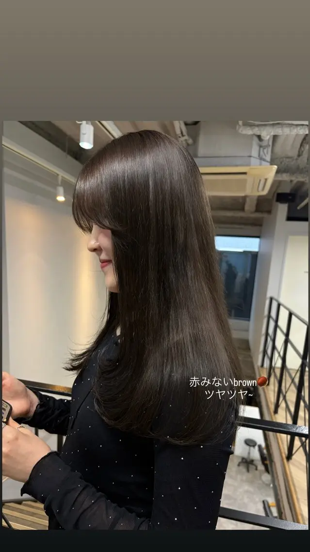 ロング カラー 石井聖愛/名古屋/ 伏見/カラーモデルのヘアスタイル