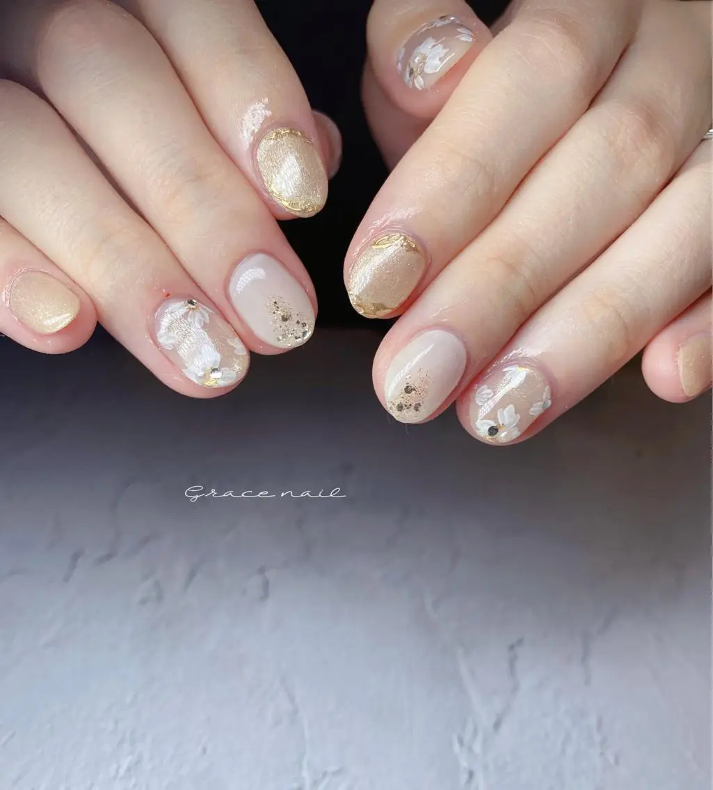 ネイル ハンドネイル ☆*。Grace Nail。*☆のネイルデザイン