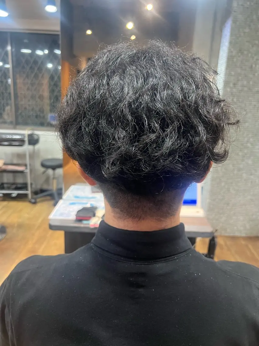 メンズ カット パーマ 脇山 真生のヘアスタイル
