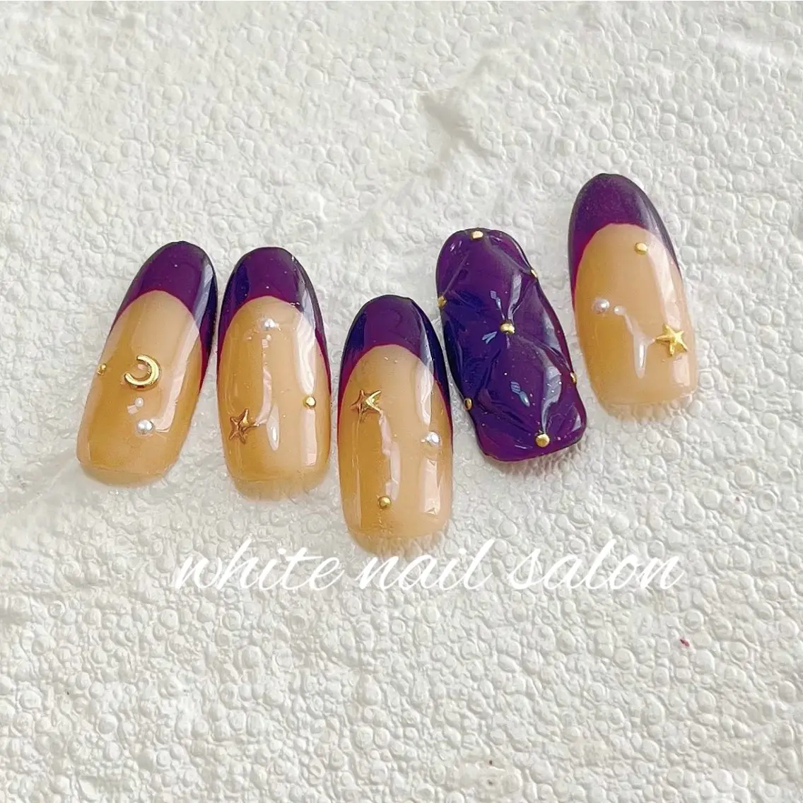 ネイル ラメ(グリッター) ハンドネイル white nail salonのネイルデザイン