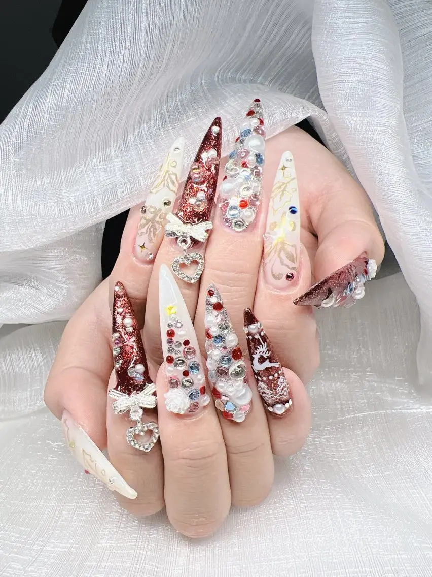 ネイル ハンドネイル Lee Nails チップ長さだし専門店のネイルデザイン