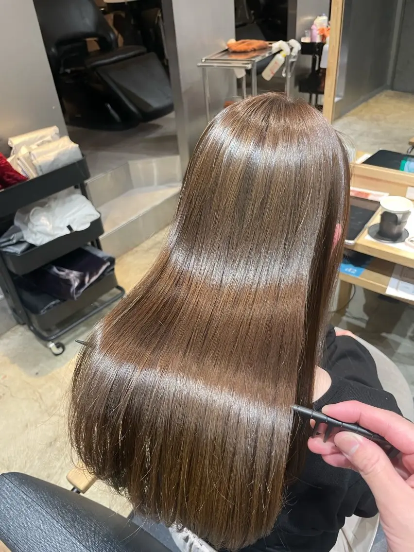 ロング 縮毛矯正 トリートメント 【お悩み解決のプロ】 ハヤシタクミのヘアスタイル