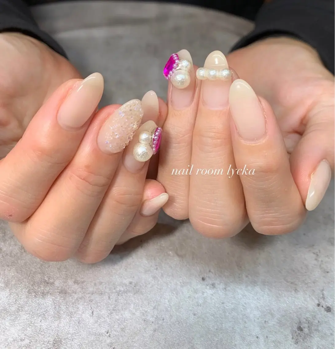 ネイル ネイルルームリッカ 𝐦𝐚𝐲𝐮のネイルデザイン