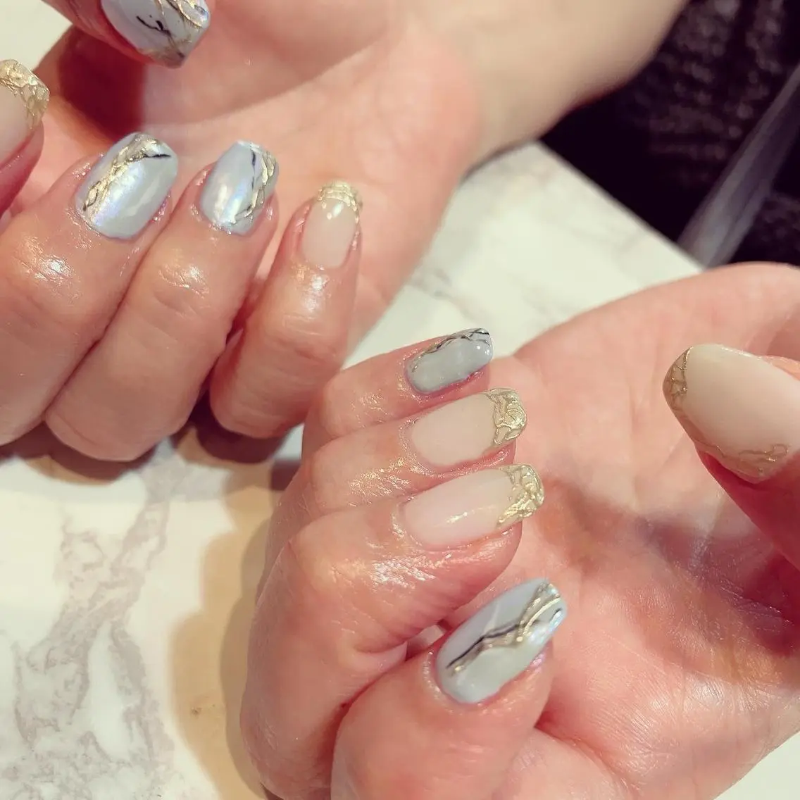 ネイル アートネイル ミラーネイル Nail salon Ariettyのネイルデザイン