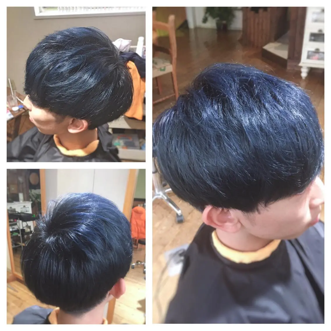 ミディアム カラー メンズ タカハシ ユウヤのヘアスタイル