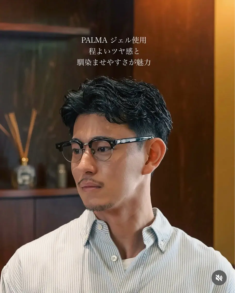 パーマ メンズ メンズショート タチカワユウキのヘアスタイル