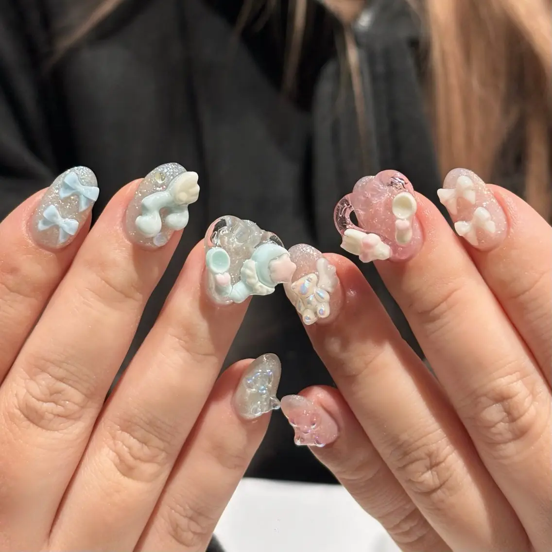 ネイル ハンドネイル 🎀可愛い保証・ fein.福岡🎀のマツエク・マツパデザイン