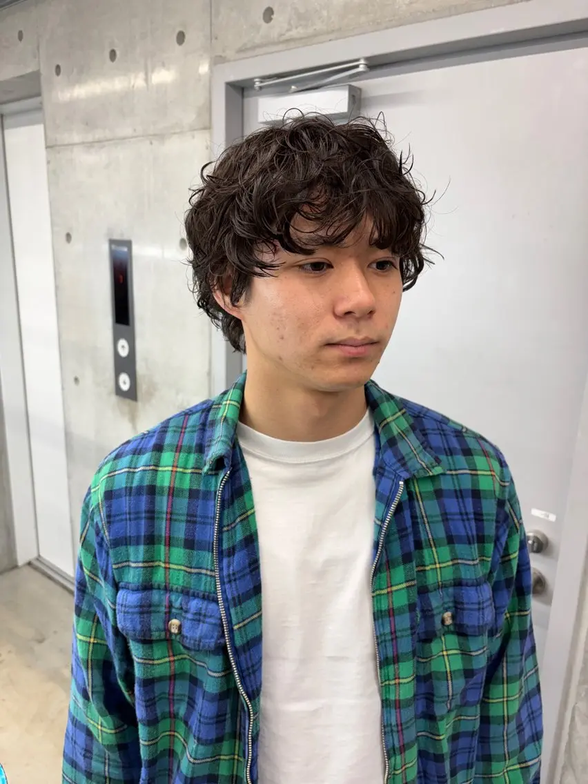ショート カット パーマ トリートメント フジイ トワのヘアスタイル
