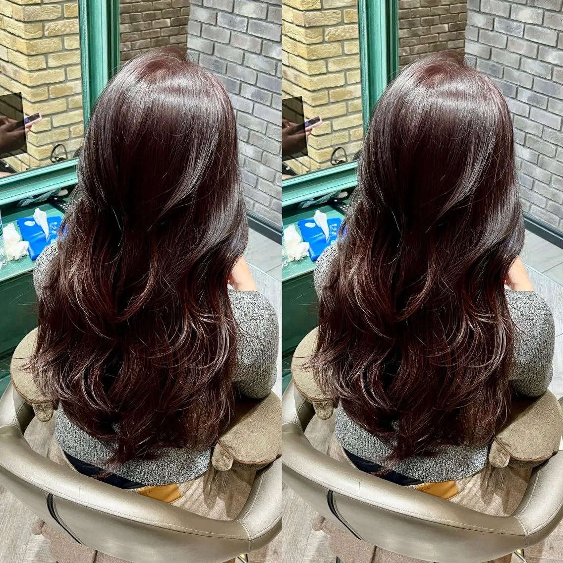 ロング カット ヘアカラー トリートメント 🎀艶髪の達人 飯田啓奨🎀のヘアスタイル