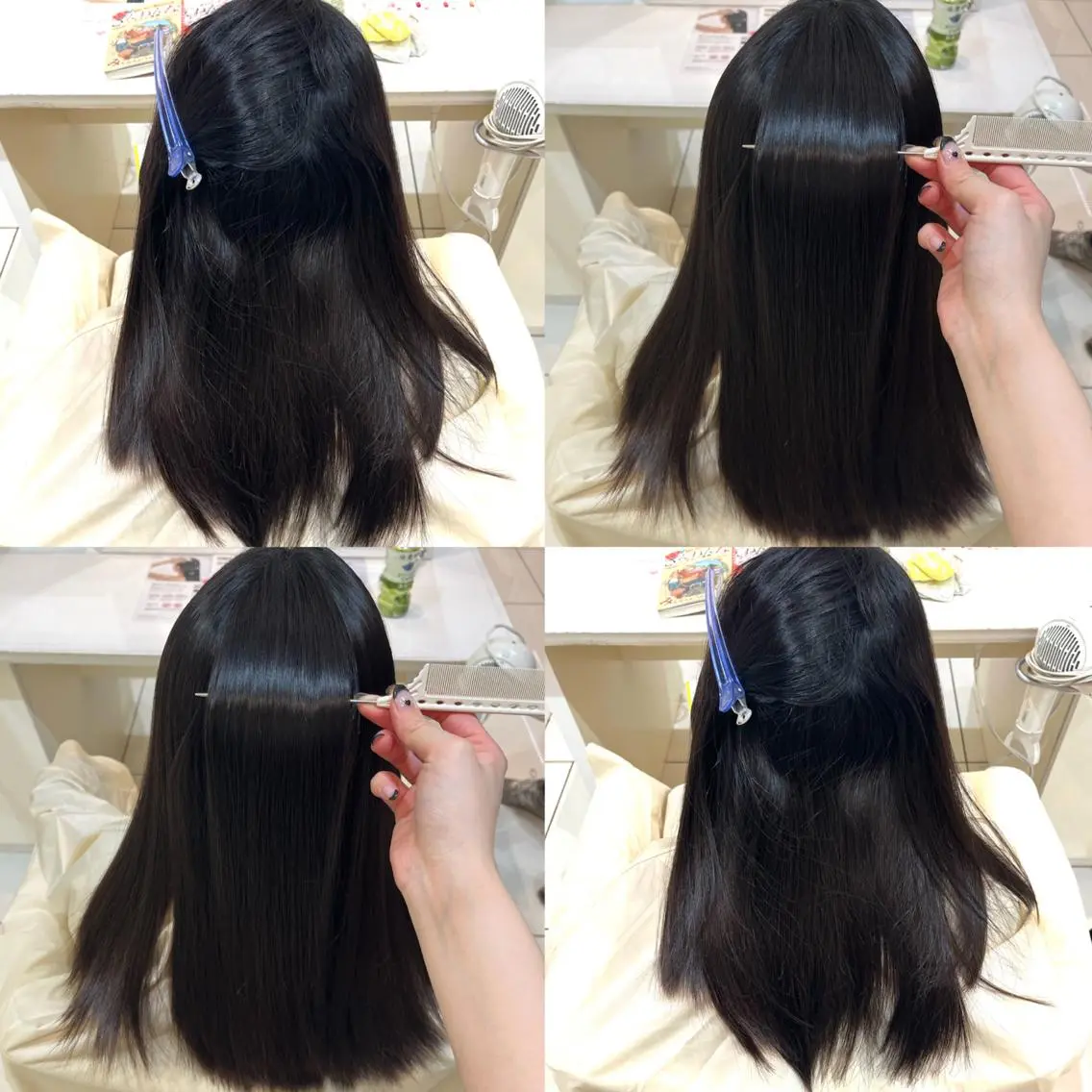 ロング パーマ キッズ ストレートパーマ mahiro 🦎のヘアスタイル