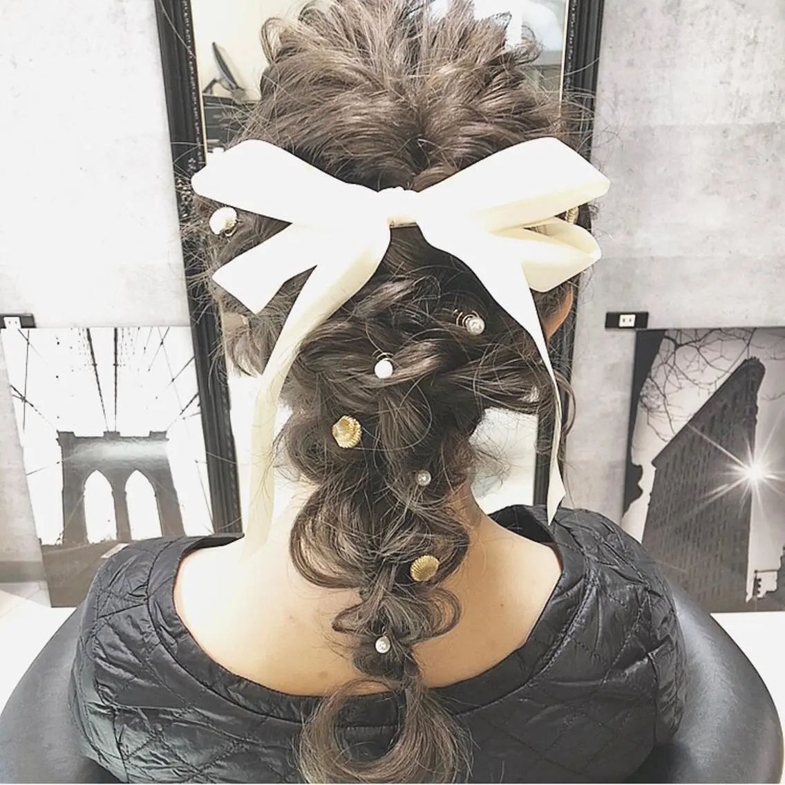 セミロング ヘアアレンジ 透明感カラー 🫰🏻💗 高橋舞のその他イメージ