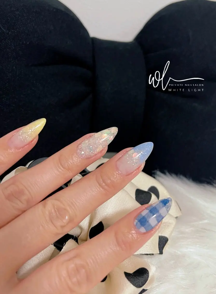 ネイル ラメ(グリッター) プライベートサロン WhiteLightのネイルデザイン