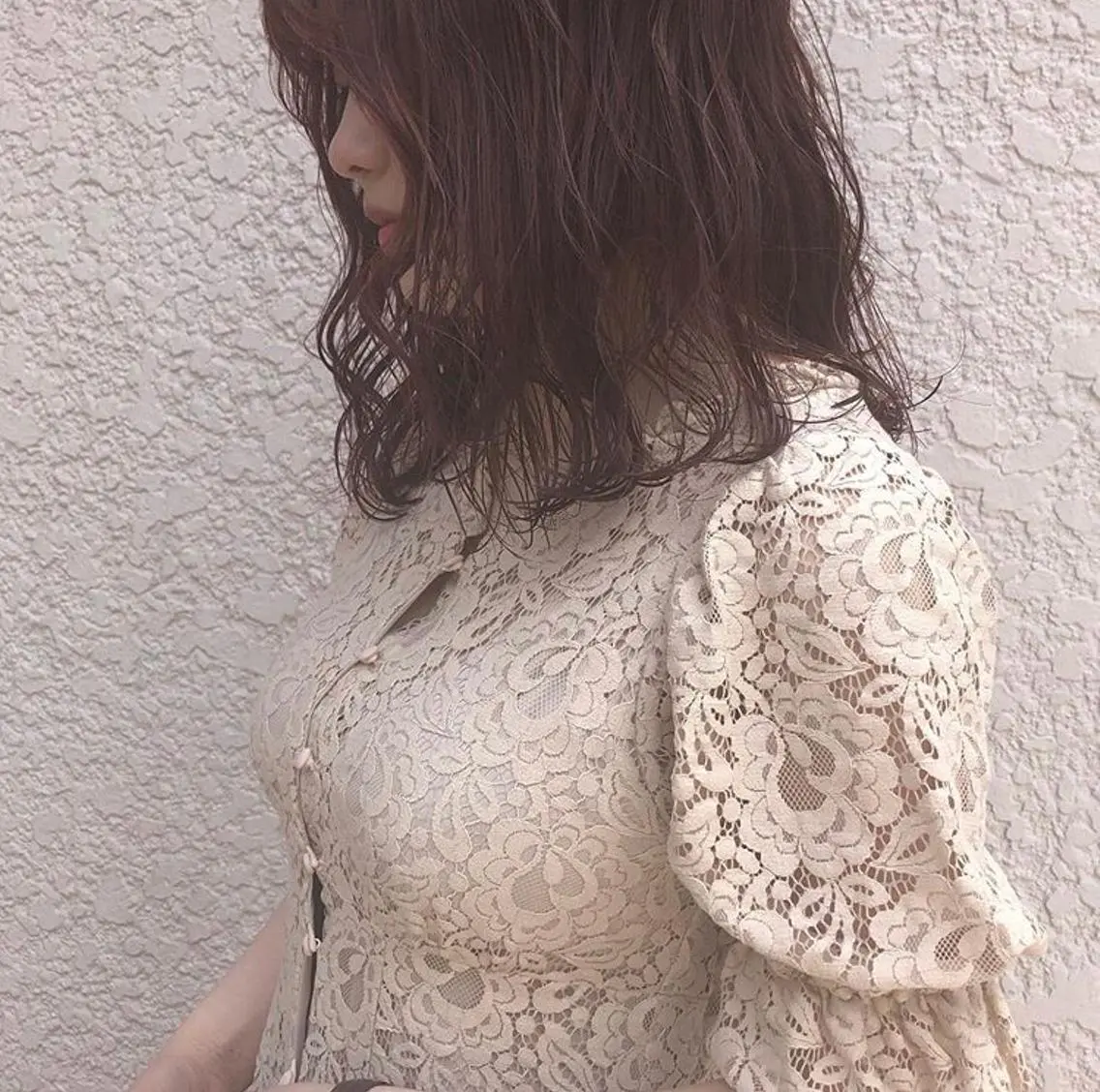 ミディアム カラー カット ヘアカラー yajima Moemiのヘアスタイル