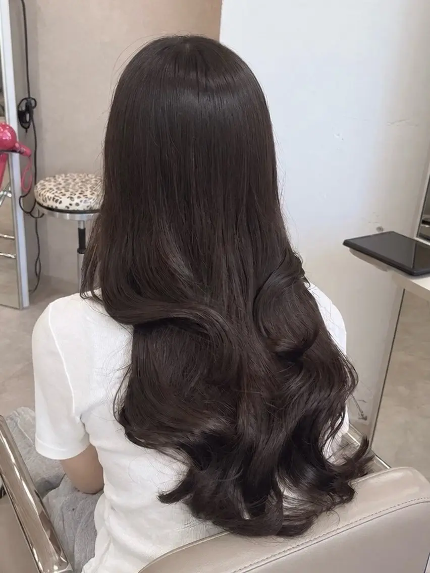 ロング ヘアカラー 宮武 泰雅のヘアスタイル