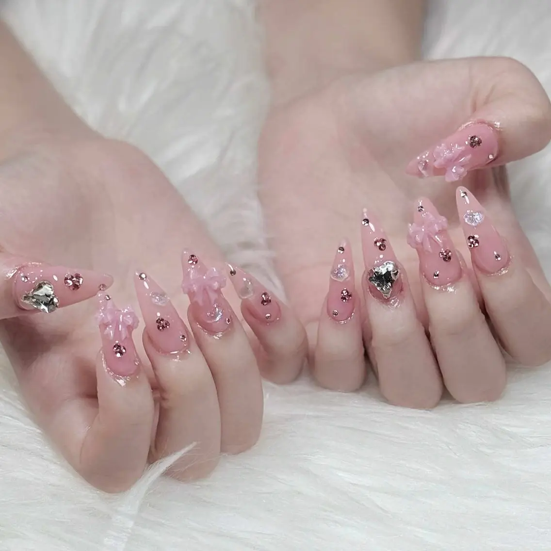 ネイル 韓国ネイル 持ち込み ニュアンスネイル ワンホンネイル AKIKO NAILのネイルデザイン