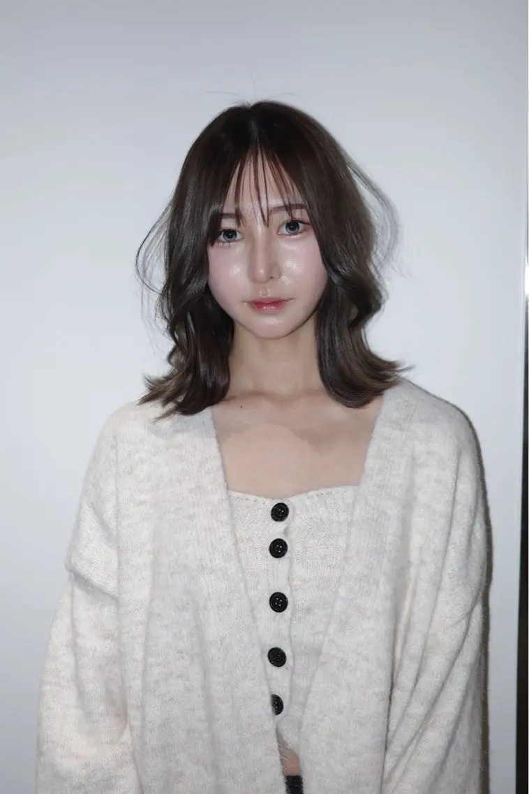 セミロング カラー ヘアアレンジ カット トリートメント opus 店長大和 レイヤー/赤み消しのヘアスタイル