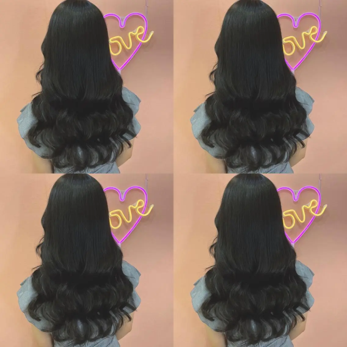 ロング カラー 黒髪 🌷MAYU 🌷のヘアスタイル