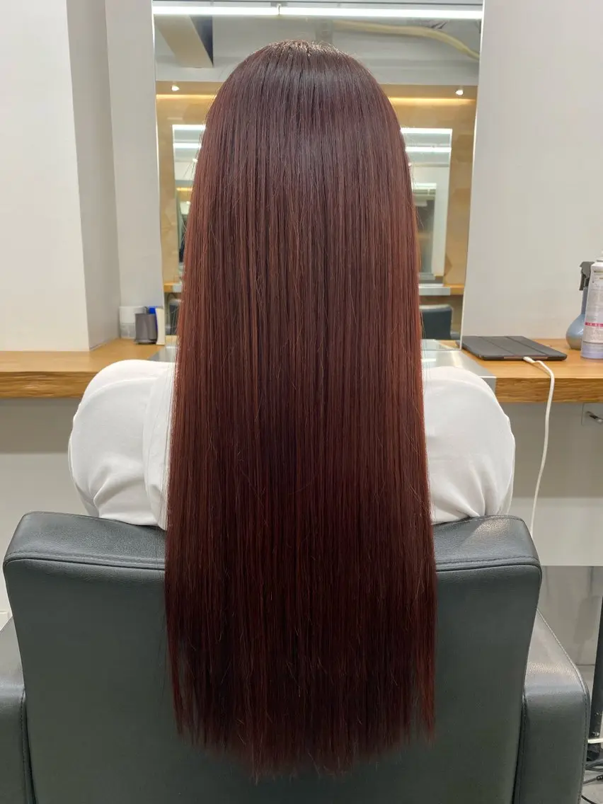 ロング トリートメント ヘアカラー 中橋 愛子のヘアスタイル