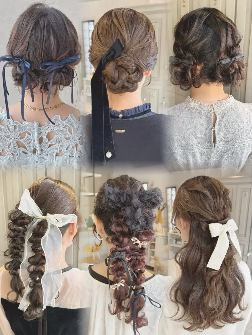 ヘアアレンジ ヘアセット 🫧札幌ブリーチなし 透明感カラーゆん🫧のヘアスタイル