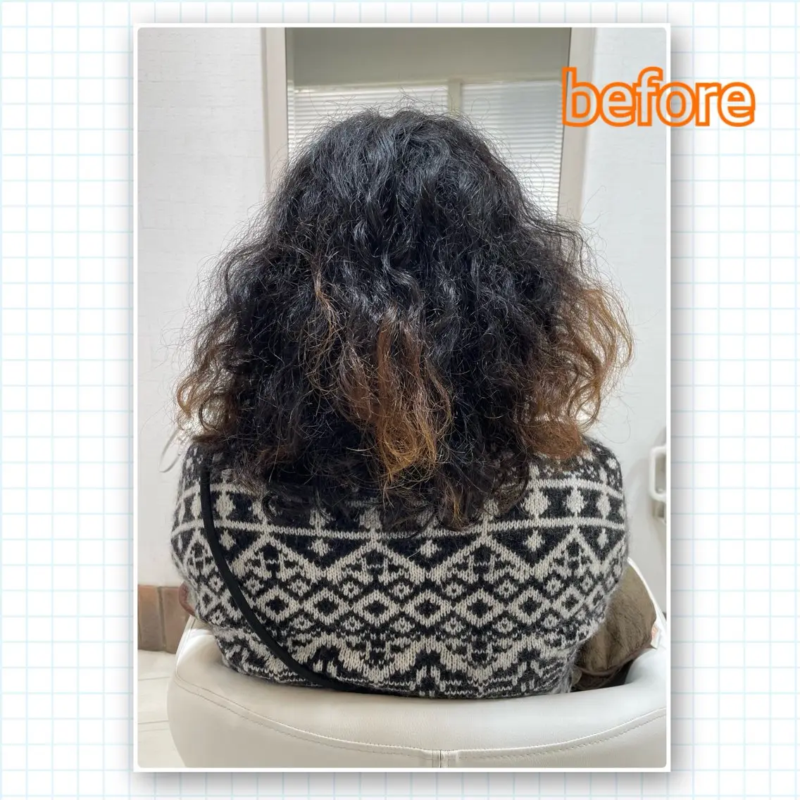 ミディアム アミーベル🧸🧡 本店✂️しおりのヘアスタイル