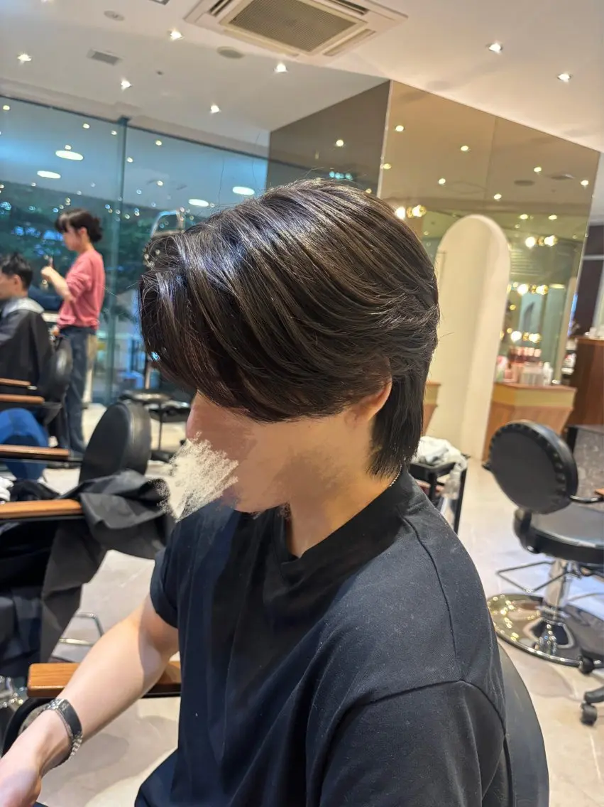 パーマ メンズ メンズパーマ ニュアンスパーマ カット パーマ メンズ/縮毛矯正 髪質改善カラー/りなのヘアスタイル
