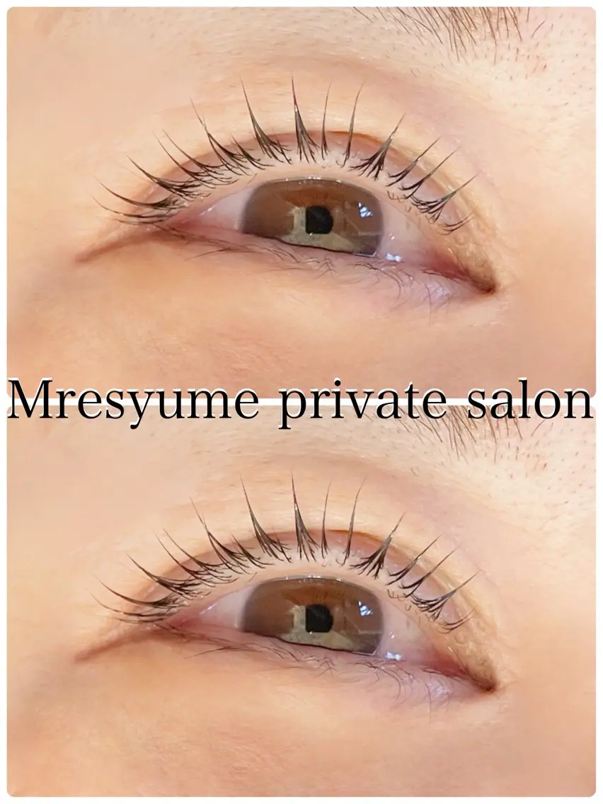 マツエク・マツパ マツパ Mresyume MAYUのマツエク・マツパデザイン
