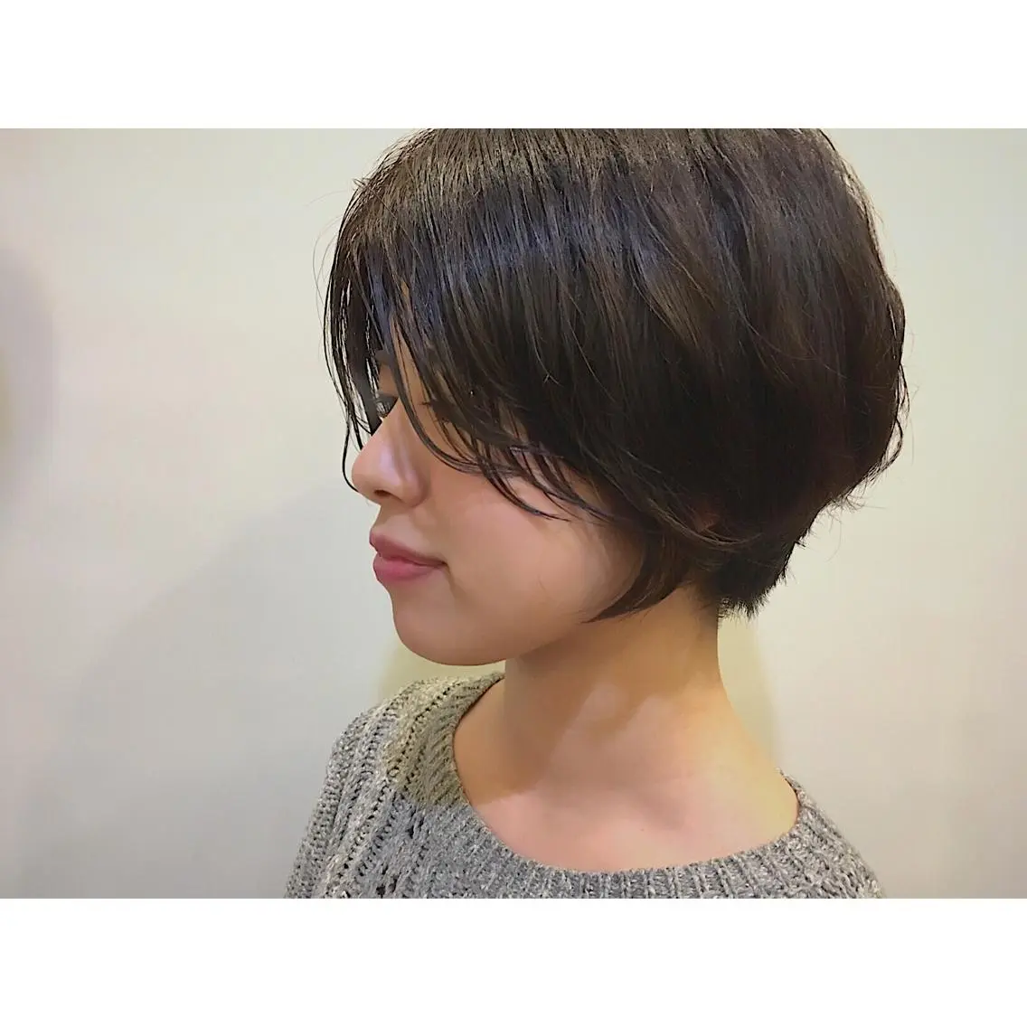 ショート カラー パーマ ショートボブ ボブ ショートヘア ニュアンスパーマ カット トリートメント 山中 直輝のヘアスタイル