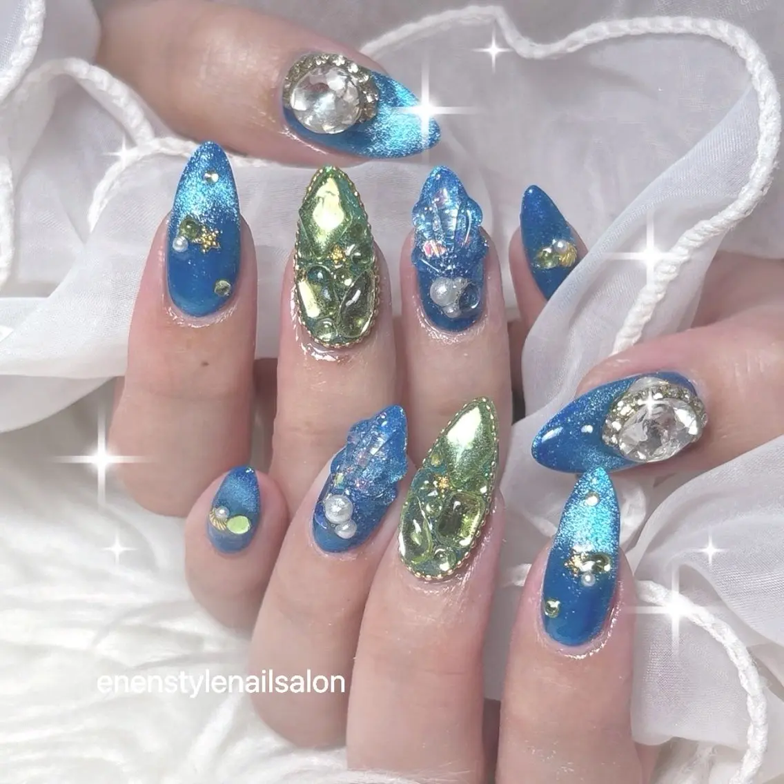 ネイル ハンドネイル 🐾enen style 🐾のネイルデザイン