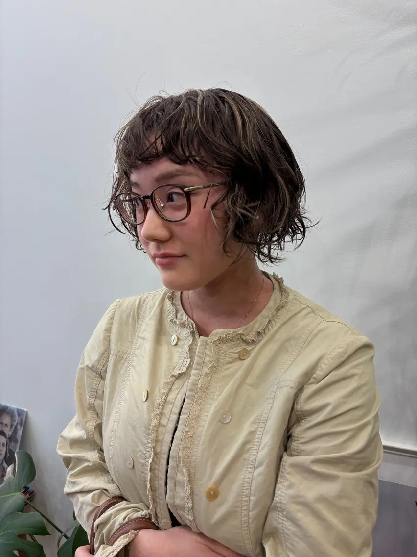 カラー りく 海外ヘアー オシャレのヘアスタイル