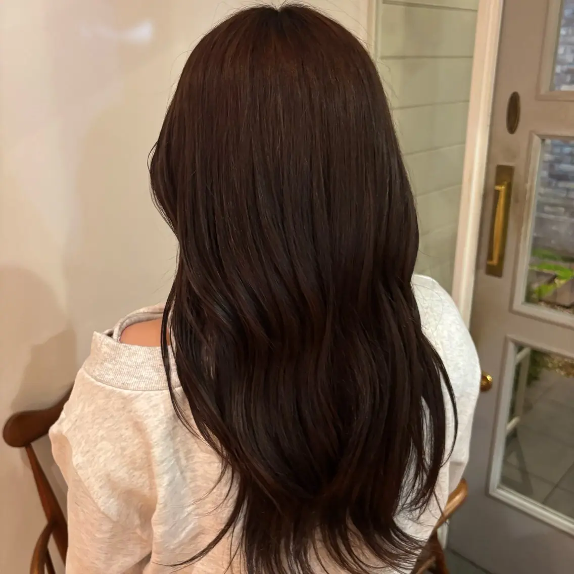 ロング カラー ブラウンカラー ヘアカラー トリートメント 長谷川 澄のヘアスタイル