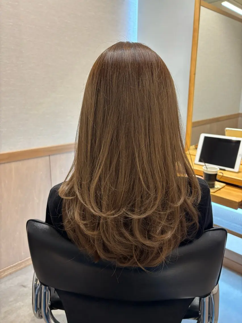 ロング カラー カット ヘアカラー miho 🌼🌼🌼のヘアスタイル