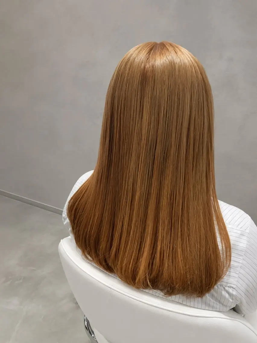 ロング カット 縮毛矯正 トリートメント 髪 美のヘアスタイル
