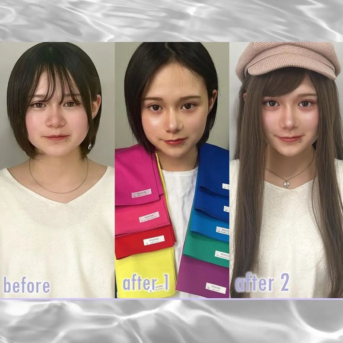 ミニモ割💖(パーソナルカラー＋骨格＋顔タイプ＋メイクレッスン)トータル診断コース(3.5h)、の写真
