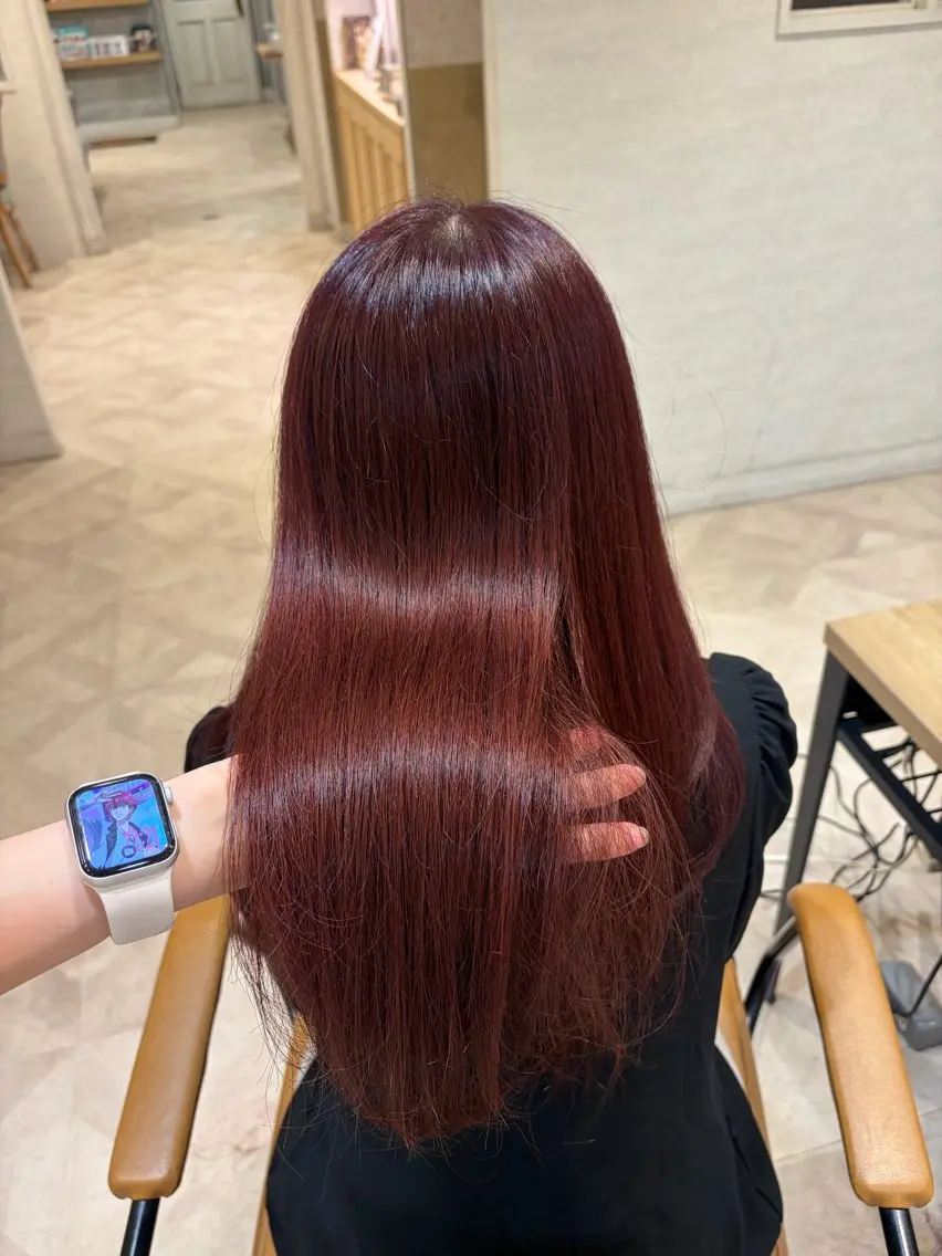 ロング ヘアカラー 小川 ルミナのヘアスタイル
