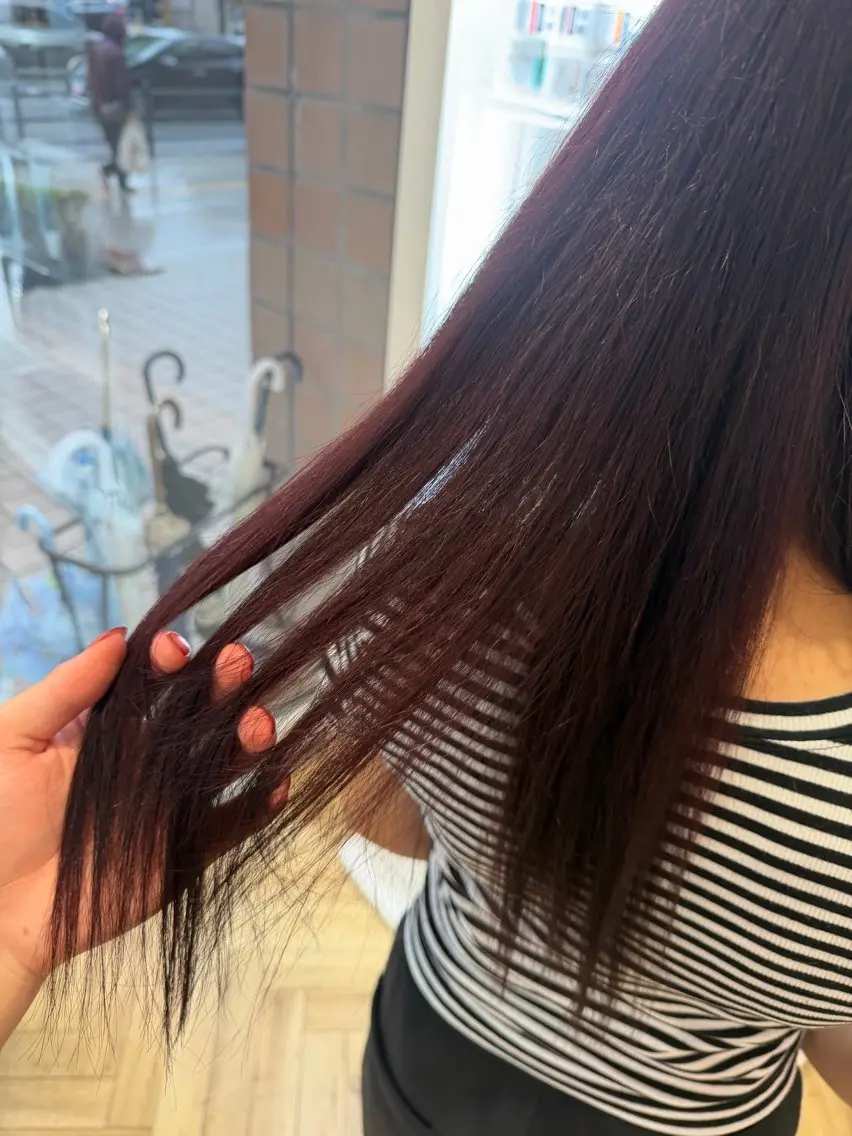 ロング ヘアカラー 加藤 拓哉のヘアスタイル