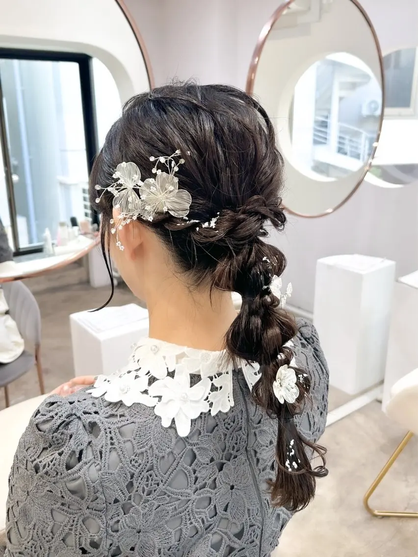 ヘアセット3種🎀の写真