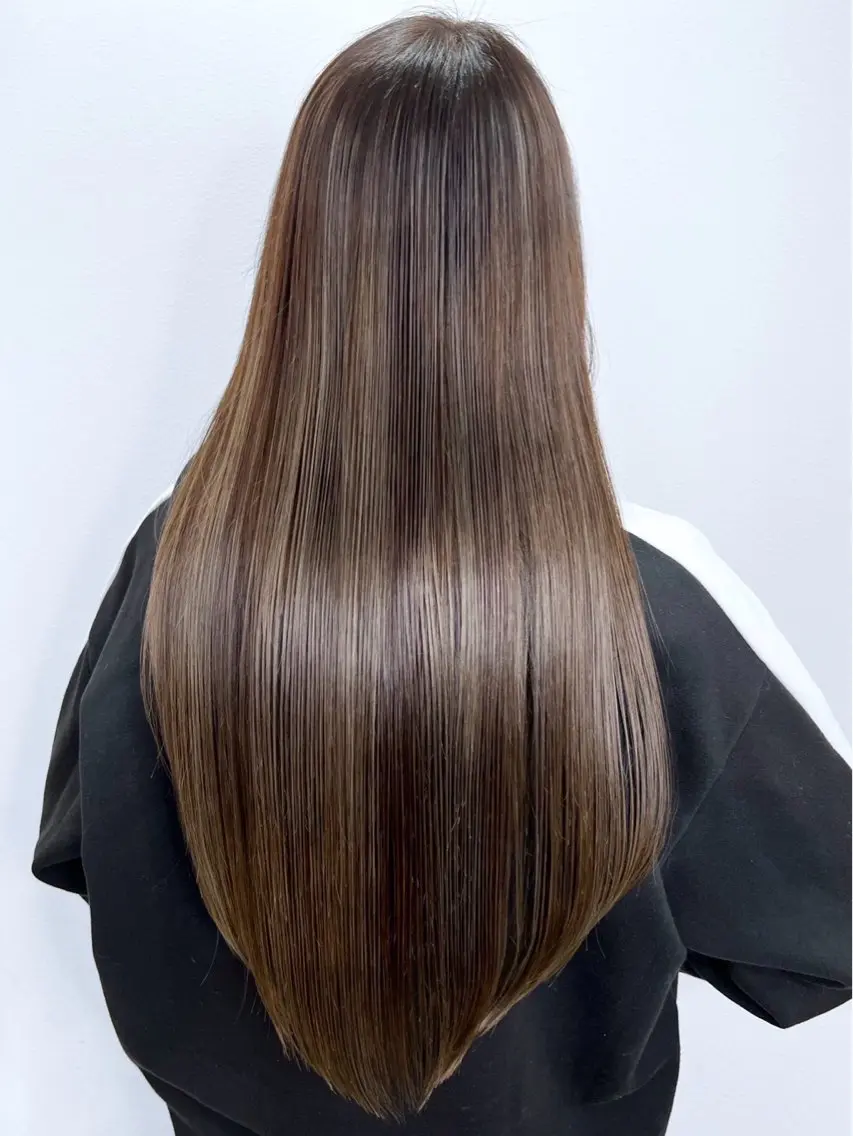 ロング 髪質改善 カット ヘアカラー 縮毛矯正 トリートメント 【艶髪】【髪質改善】 SHUHEIのヘアスタイル