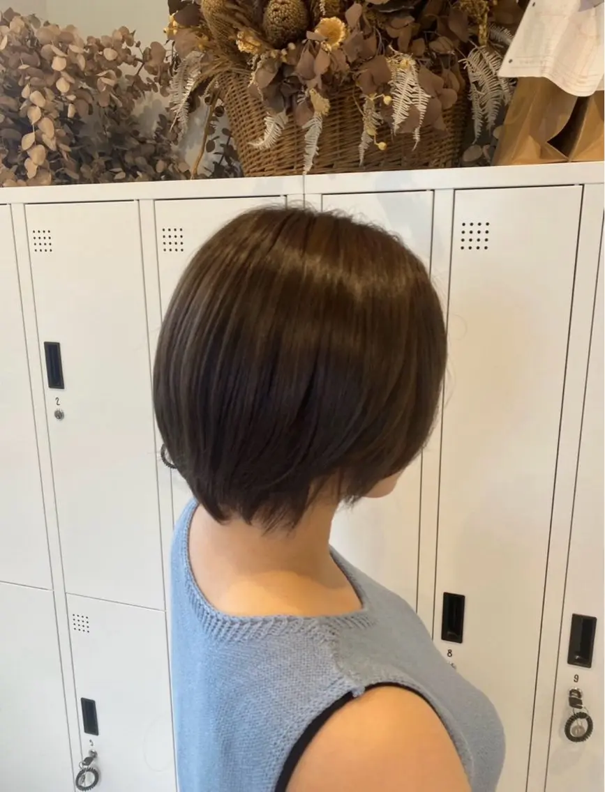 ショート カラーモデル募集🐰 飯田もも春🎀のヘアスタイル