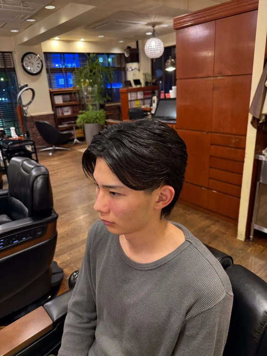 メンズ メンズウルフカット ウルフカット 榎宮 隆富のヘアスタイル