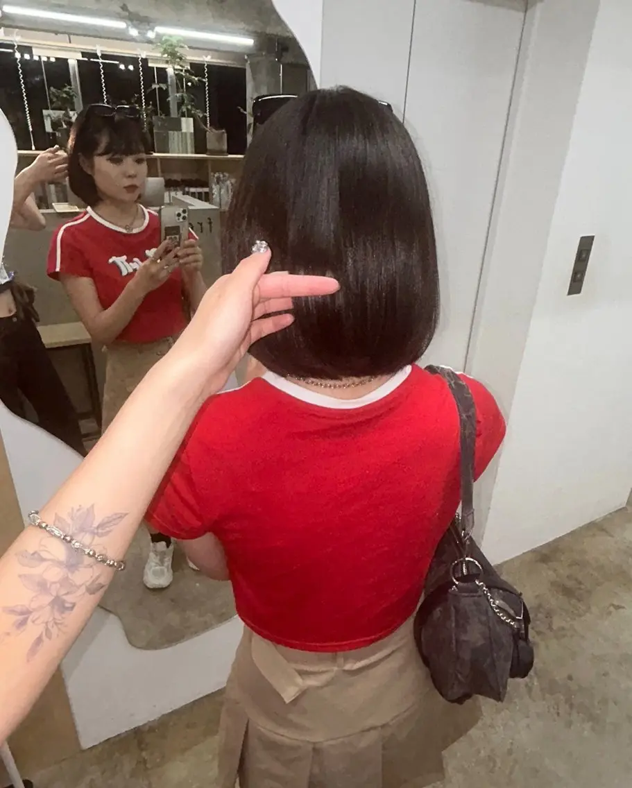 ショート トリートメント 湯浅 美玖のヘアスタイル