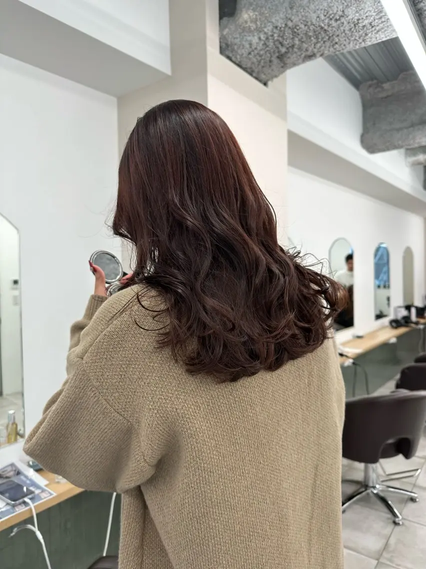 セミロング カラー キッズ オトナヘア🌸 harukaのヘアスタイル