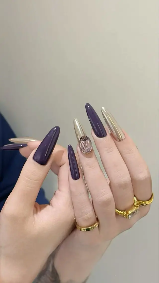 ネイル フラワーネイル フレンチネイル ジェルネイル ガラスフレンチ ハート ハンドネイル BabyYouMi nailのネイルデザイン