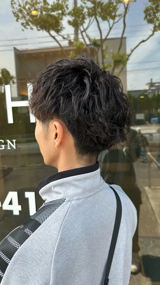 【朝のセットが超楽に‼️】似合わせカット＋ケアパーマ❤️30％off   ￥12,320→8,624の写真