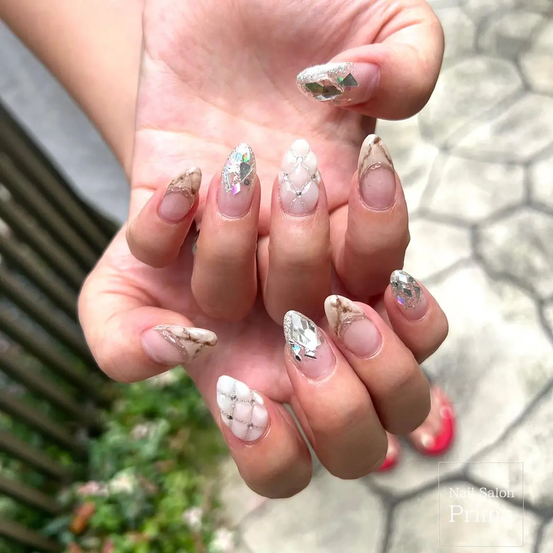 セミロング ネイル SalonPrima 西院Nail&Eyeのネイルデザイン