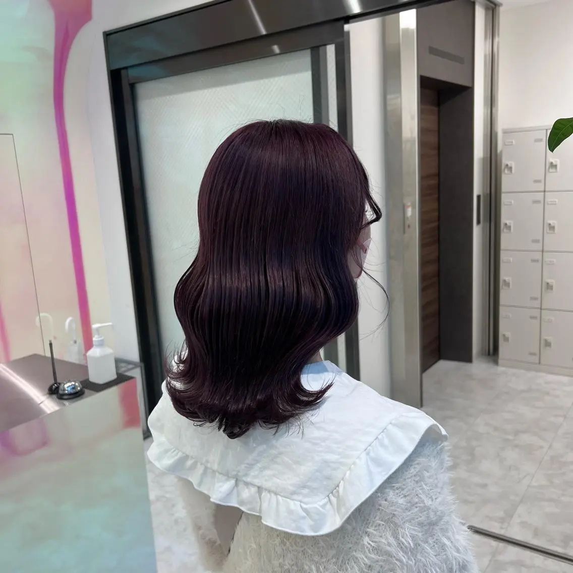 ミディアム カット ヘアカラー 🫧レイヤーカット ・ハッシュ🫧龍星のヘアスタイル